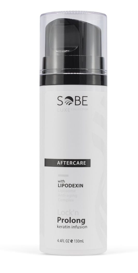 SOBE LUXE - Lock'n Prolong Keratin Infusion | with Keratin, Panthenol, Amino Acids, Jojoba Seed Oil, Peptides, Walnut Oil & Argan Oil - 4.4 Oz