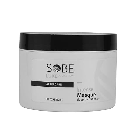 SOBE LUXE - Hair Mask for Dry Damaged Hair, 8 Oz - Deep Moisturizing Conditioning Treatment, Hydrates, Repairs, Leaves Hair Frizz-Free - Infused with Keratin, Pa