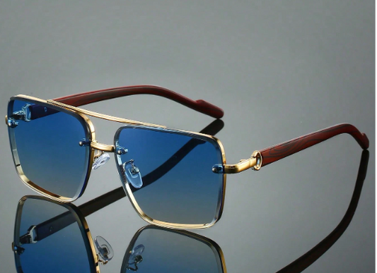 Retro Double-Bridge Sunglasses