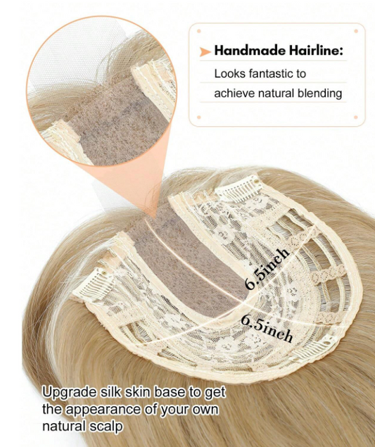 20 Inch-Blonde Hair Topper