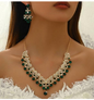 Elegant Bridal Jewelry Set: Korean Crystal Set