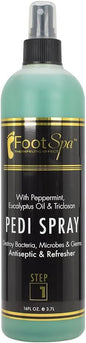 Pedi Spray Antiseptic, Mint & Eucalyptus - Refreshing Foot Care (16 oz)