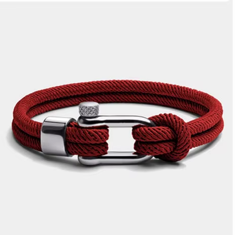 Hand-woven Nylon Rope Bracelet for Men