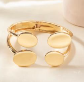 New Fashion Asymmetric Alloy Glow Bracelet