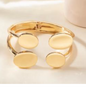 New Fashion Asymmetric Alloy Glow Bracelet