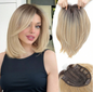 12 Inch-Hair Topper: Blonde