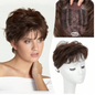 Pixie Cut- Hair Topper- Brown